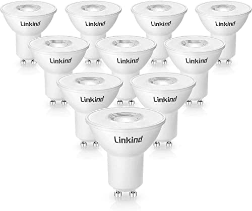 Linkind Bundle-2 Items: 10-Pack 3000K Soft White & 10-Pack 5000K Daylight White, Mr16 Gu10 Led Bulbs Dimmable 50W Equivalent, 5W 530 Lumens, Track Light, Recessed Lighting, Ul Listed #TOP5