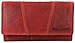 Produktbild Hill Burry Vintage Leder Damen Geldbörse Portemonnaie Geldbeutel Portmonee aus weichem Leder in rot - 17,5x10x3cm (B x H x T)