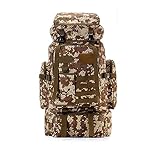 Mochila masculina feminina de grande capacidade de 80 litros, para caminhadas ao ar livre, mochila t?tica Molle, mochila militar acampamento (5)