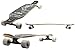 VOLADOR Urban Freeride Pro Longboard| Adaptive Cruiser 42inch| North America Maple| Camber Concave Drop Through Longboard Complete| Setup for Urban Commuting (Pine Green)