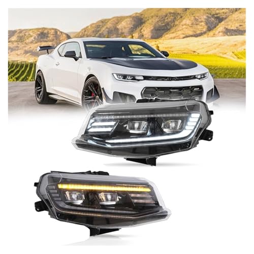 Faros LED Camaro 2016-2019 con DRL y proyector Angel Eye LHD 2
