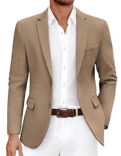 COOFANDY Men's Casual Blazer Slim Fit Lightweight Sport Coat Two Button Suit Jacket