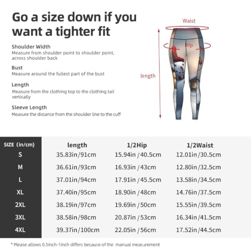 Leggings navideños cómodos para mujer que evitan molestias al hacer ejercicio 5