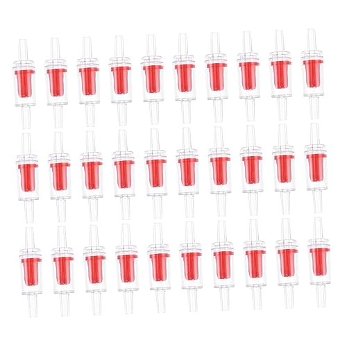 CORHAD 水槽用エアポンプストップバルブ 30個 逆止弁 エアチューブ チェックバルブ 水槽用 取り付け簡単 素材