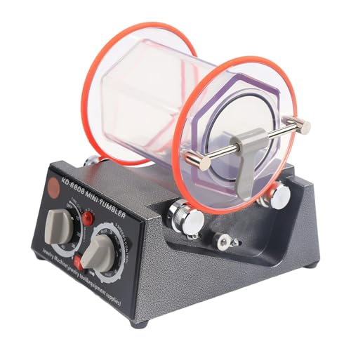 Mini pulidora de superficies con tambor rotatorio, máquina acabado for pulir joyas, pulido fácil , herramienta joyería barata descuento