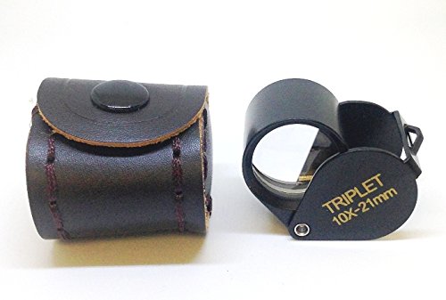 HHIP 4902-0045 Hastings Triplet Magnifier, 10 x Power, 21 mm Lens Diameter