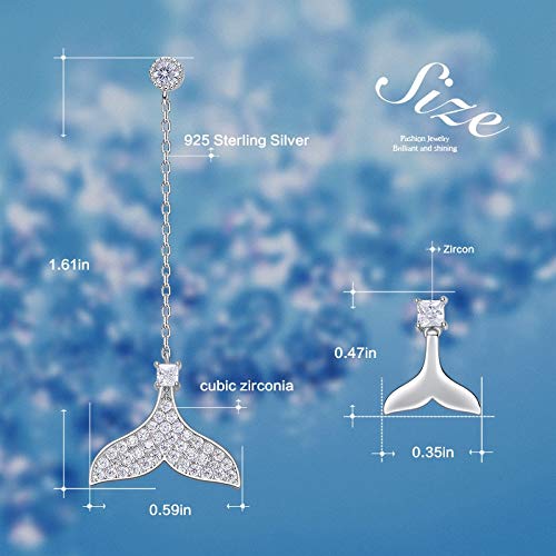 Boucles d'oreilles queue de sirène en argent pour sublimer vos soirées - 4