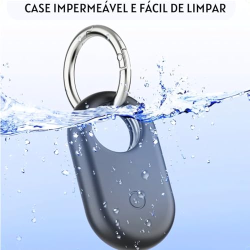 Capa Case Silicone com Chaveiro para Samsung Galaxy Smarttag2 Android Rastreador Localizador Smart t