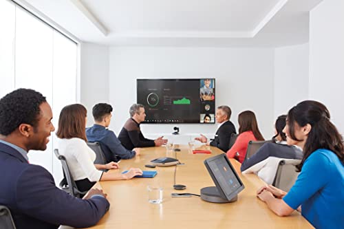 Group, Sistema di videoconferenza, Full HD 1080p, messa a fuoco automatica, USB, Skype for Business, Teams, Zoom, Fuze, Hangouts Meet, hardware, Cortana, Cisco Jabber, laptop/PC/Mac - Nero - Webcam - Immagine 8