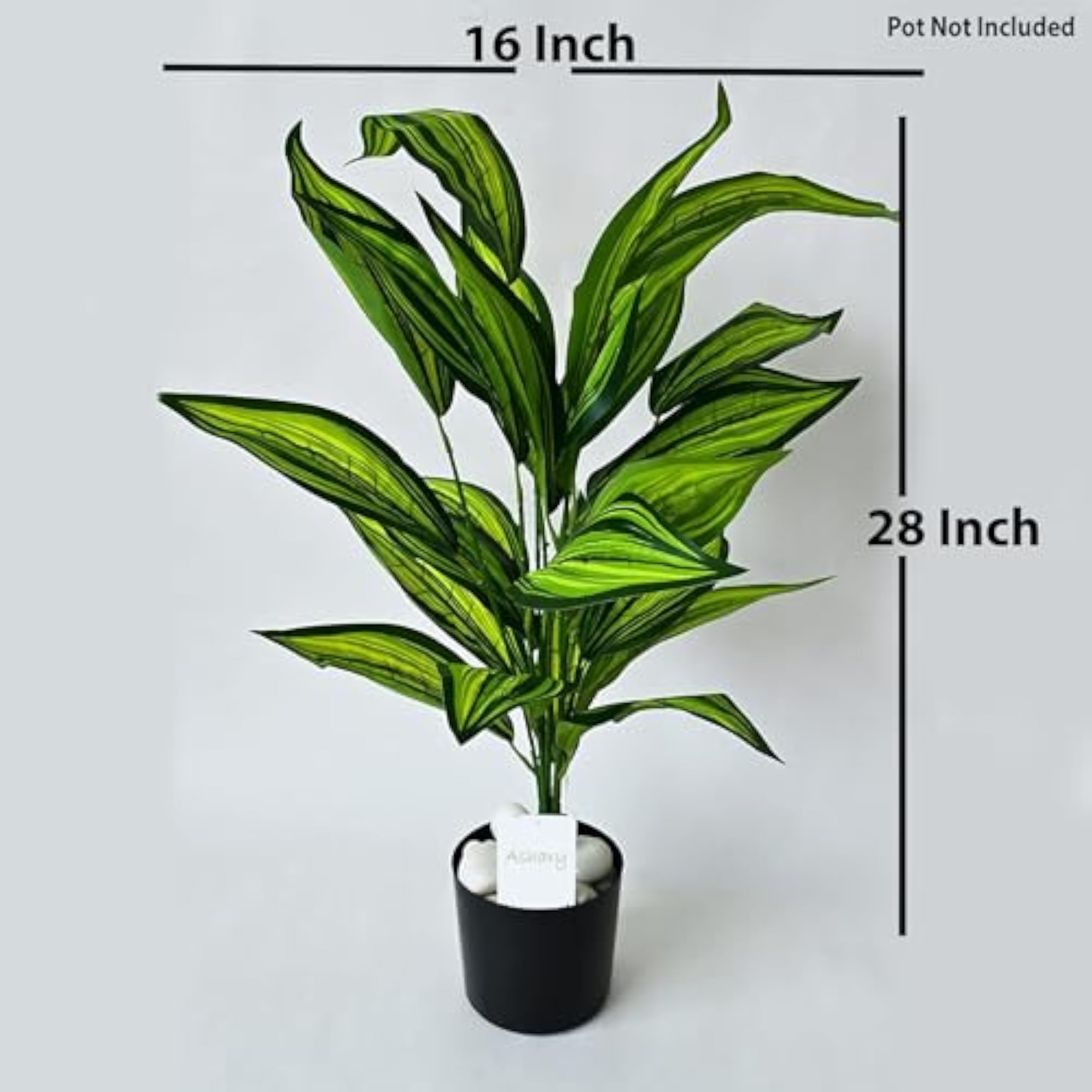 Realistic Artificial Plant 28" Faux Tree for Home Decor