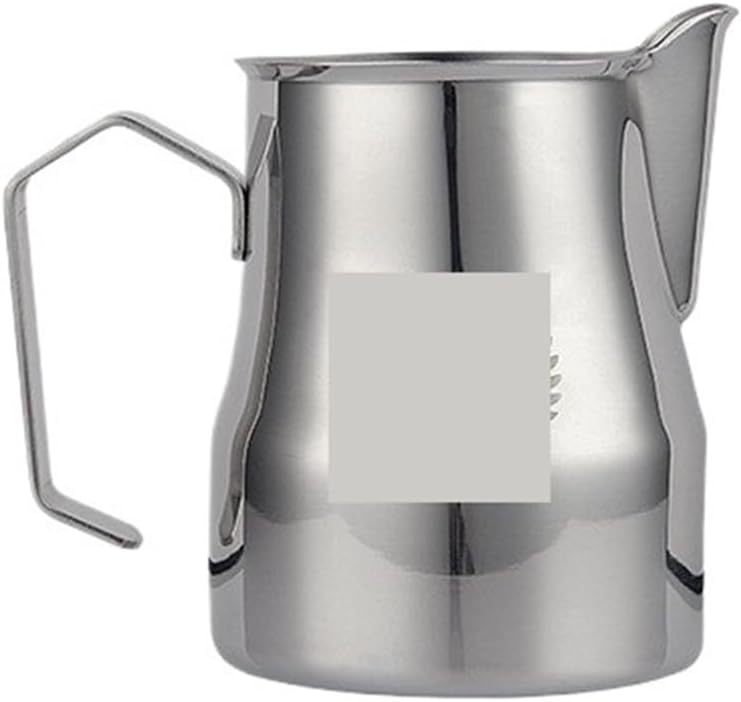 350ml/500ml 304 Stainless Steel Coffee Pitcher Milk Frothing Cup Cream Maker Barista Craft Espresso Latte(350ML Logo 01)