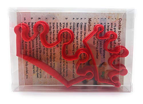 Crown Cookie Cutter Set of 2 Biscuit Pastry Fondant Clay Cutter