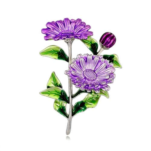 Image of Large Brooch Pin Austrian Crystal Leaf Shape Bouquet Rhinestone Scarf Decoration Wreath Cloth Brooches Pins For Women Girls