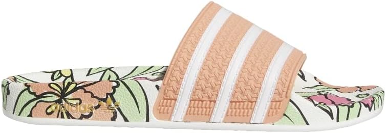 addidas floral slides