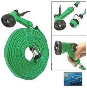 Sosa Hose Pipe with Jet Spray Gun, 10 m (Green)