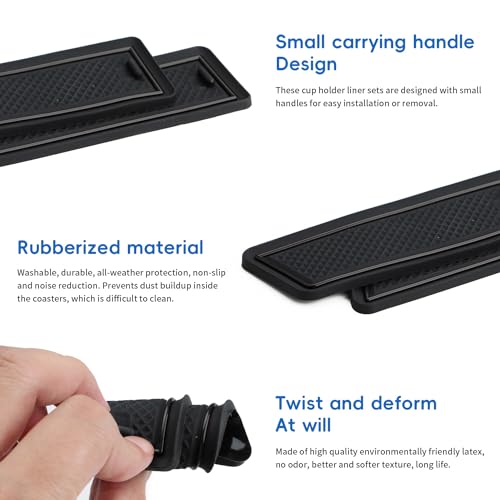 Insertos para portavasos Auovo para Subaru Crosstrek e Impreza miniatura 6