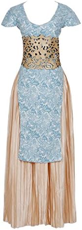 Women Chiffon Jacquard Dress Halloween Cosplay Costume for Adult and Child