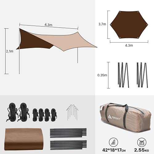 La mejor comparación de Lonas ligeras para camping los preferidos por los clientes. 8 Imagen adicional