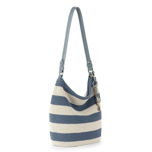 Image of The Sak Sequoia Hobo Bag - Hand Crochet Large Women's Purse for Everyday & Travel - Durable Handbag & Tote With Zipper Pocket