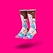 Odd Sox, Unisex, WWE Wrestling, Bayley, Crew Socks, Novelty Crazy Funny WWF