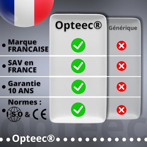 opteec® - Câble Optique Audio - 3M - Câble Optique Audio Toslink pour HOME CINEMA, BARRE DE SON, TV, SAMSUNG, BOSE, LG, SONY, SONOS, PS4, XBOX - Nylon Tressé Renforcé - Connecteur Plaqué Or (3M) – vue 8