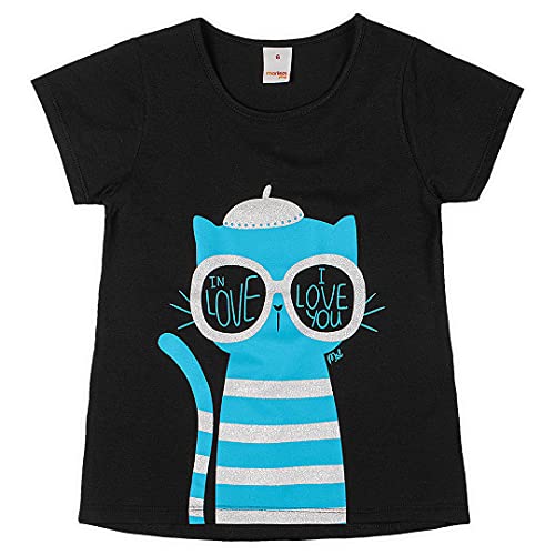 Blusa em meia malha, Marisol Play, Meninas, Preto, 4