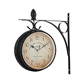 anti fog spray auto ➤ 【Backuhrtechnik Wanduhr】: Schmiedeeisenmaterial mit Backverfahrenstechnik, robuster Gehäusedesignrahmen kann für lange Zeit verwendet werden. Sie können unsere stilvolle Retro-Uhr im Innen- oder Außenbereich für Dekor installieren