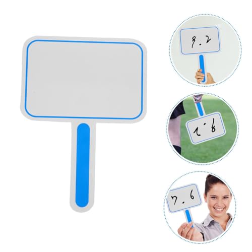Pizarra de puntuación blanca con un lado para escribir miniatura 4