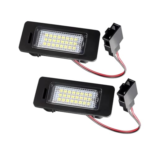 Luz de matrícula de coche 12V para viajes nocturnos seguros en Polo y Touran