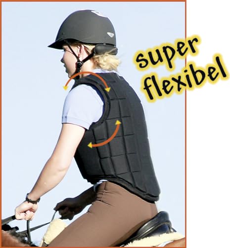 United Sportproducts Germany USG Kinder Sicherheitsweste Flexi, schwarz, M, 65672