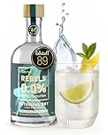 REBELS 0.0% Botanical Dry | Alcohol-Free Gin Alternative | Double Distilled | Award-Winning Taste | Vegan, Sugar-Free | 500 ml