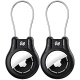 Citymore for AirTagホルダー 2個パック 防水 AirTagキーチェーンホルダー Apple AirTag対応 GPSトラッカー 超安全なAppleタグケース 荷物用 キーリング 荷物タグバックパック