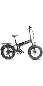 doodle EM 電動アシスト自転車 黒 楽天市場】EMOTORAD 電動アシスト自転車 極太タイヤ20×4.0インチ