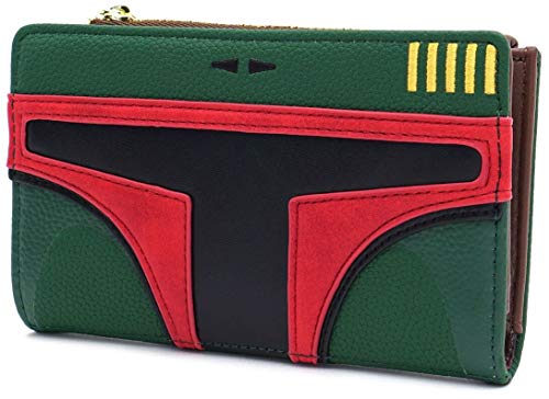 Loungefly Boba Fett Star Wars All Around Wallet Zip Suit STWA0119