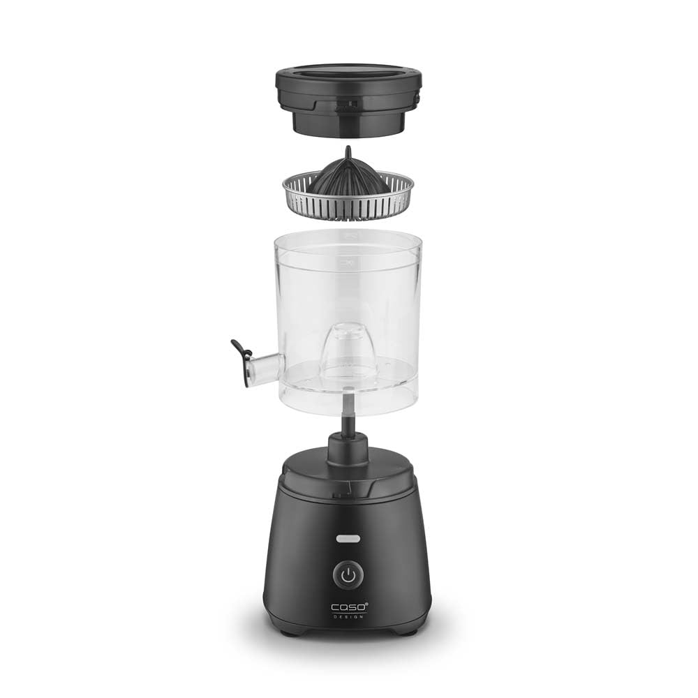 CASO CP 400 Lift - Spremiagrumi elettrico ad alta resa, senza BPA, cono pressa universale per tutti gli agrumi, spremiagrumi, spremiagrumi, lavabile in lavastoviglie