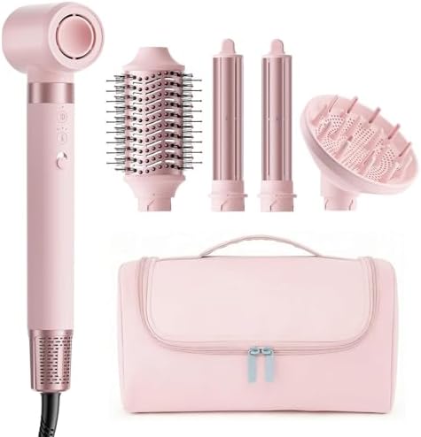 MESCOMB 5 in 1 High-Speed Hot Air Styler, Professional Frizz