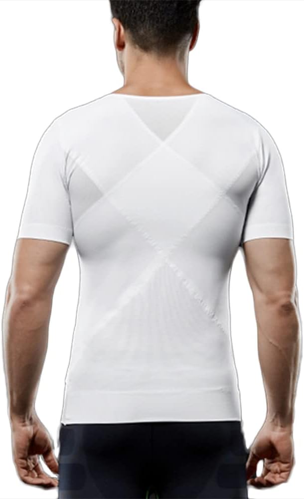 Men Compression Tank Top Chest Shirt Gynecomastia Body Slimming Tummy Shaper Belly Underwear Waist Girdle M-3XL