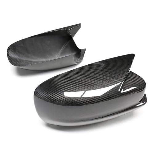 Coque de rétroviseur en vraie fibre de carbone style nid d'abeille pour Dodge Charger de luxe