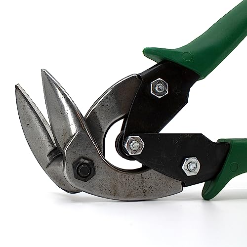 Midwest Snips MIDWEST Aviation Snip - Right Cut Upright Tin Cutting Shears with Forged Blade & KUSH'N-POWER Comfort Grips - MWT-6900R - Image 4