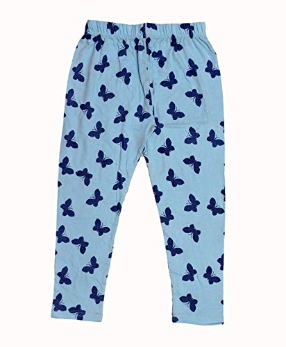 Image of indi weaves Girls Super Soft Cotton Solid Capri Pants Pack of 2