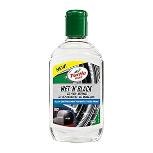 TURTLE WAX 1830923 Wet N Black Tyre & Trim Gel 300 ml