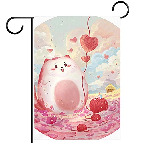 Drapeau de jardin chat pour sublimer vos parterres de fleurs et terrasses en toute saison