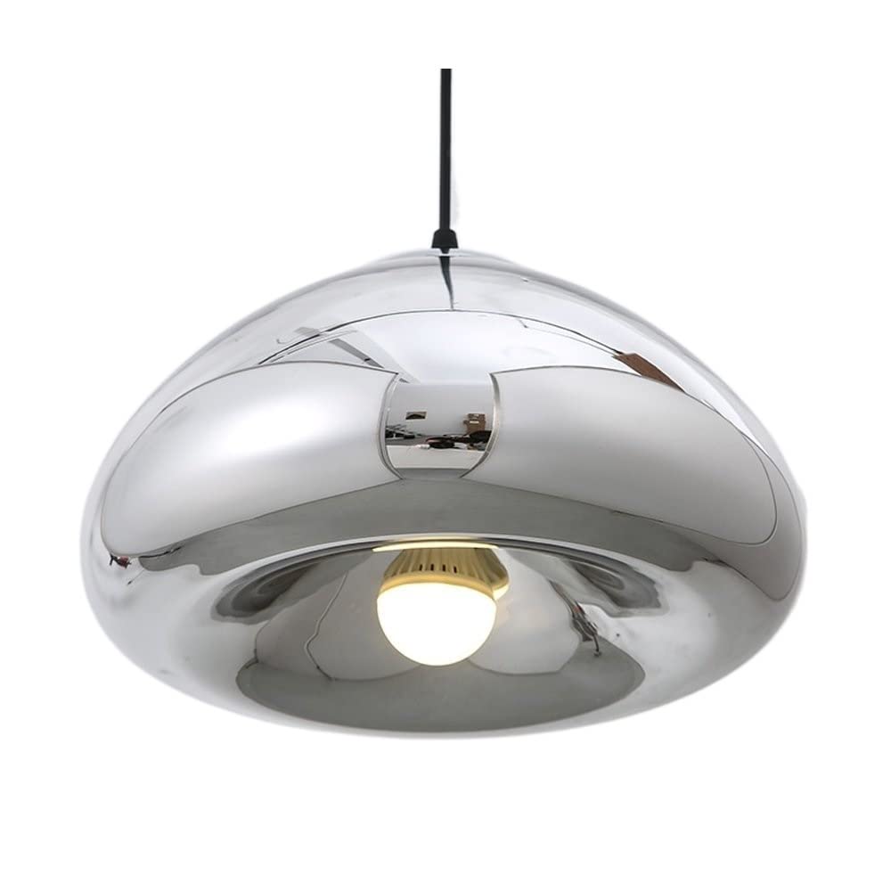 Luz de techo retro para restaurantes y casas de campo con pantalla de cristal E27