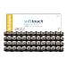 SOFTTOUCH 4990395N Nail on Heavy Duty Felt Pads for Wood Furniture to Protect Your Hard Floor Surfaces from Scratches, 1 Inch, Black, 48 Piece
