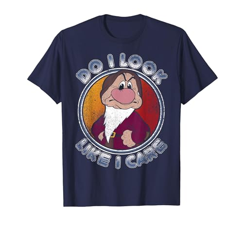 T-Shirt Seven Dwarfs Grumpy Disney Homme haut humour grincheux mode urbaine