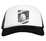 Fight Against The Sadness Artax Horse Weiß Schwarz Unisex Baseball Cap White Black ...