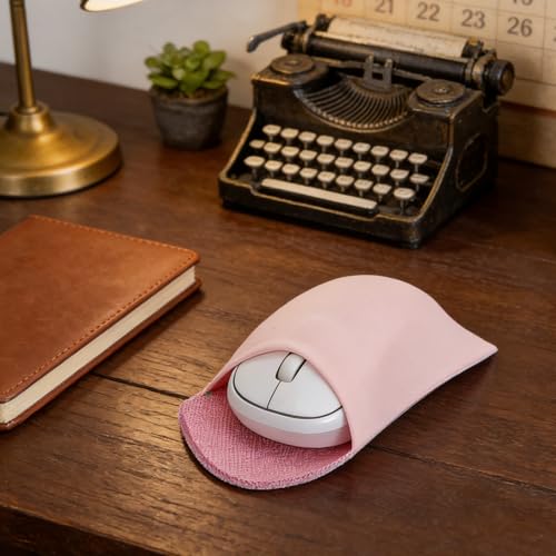 Funda elástica rosa para ratón: el estuche autoadherente ideal para transportar tu mouse 5