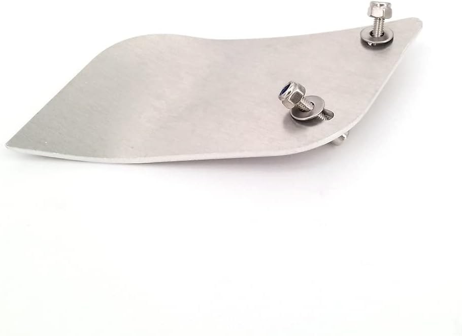RC Hydroplane Angle Turn Fin 67x42mm Single Fin CNC Spare Part for RC Racing Hydroplane Shrimp Boat H Boat