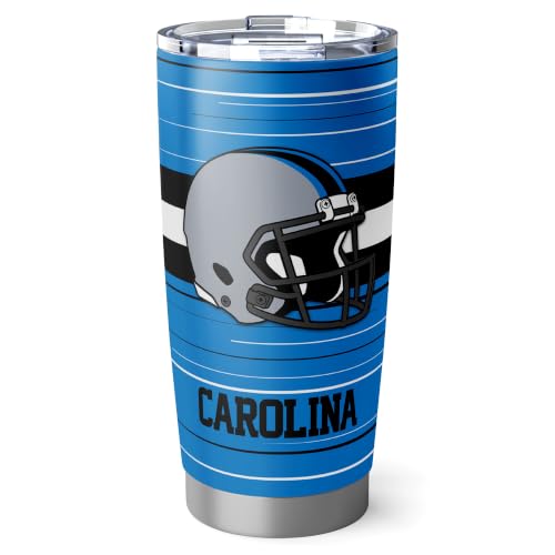 Image of Carolina Tumbler 20oz Travel Mug Gifts Custom Name Number