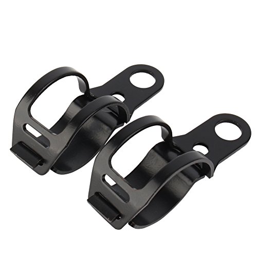 Yctze para porta frecce moto abrazaderas para intermitente moto 50mm Mejora los soportes del indicador de la horquilla de la motocicleta 1 par Soporte de reubicación de la señal de modificada d